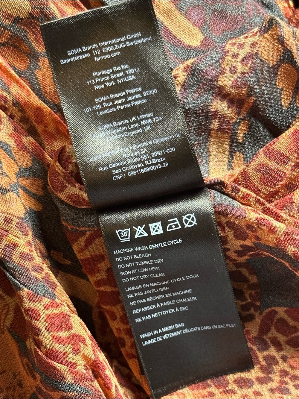 FARM Rio Giraffes Black Puff Sleeve Tiered Maxi Dress NWT Size Small - Picture 15 of 16